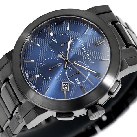 burberry herrenuhr blaues zifferblatt|⌚ Burberry BU9365 Chronograph Blaues Zifferblatt Dun.